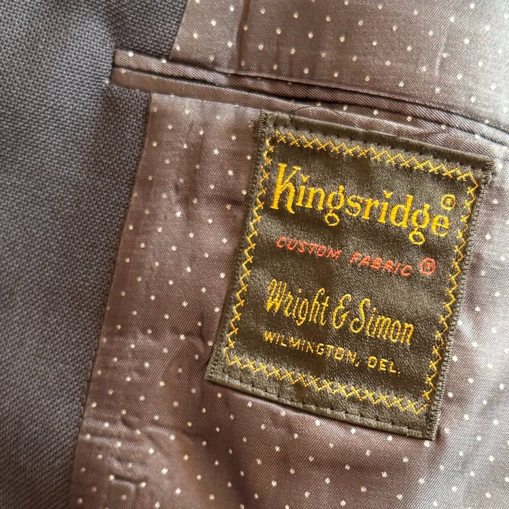 Navy Blazer w/ Gold Buttons - 40R - Picture 2 of 3